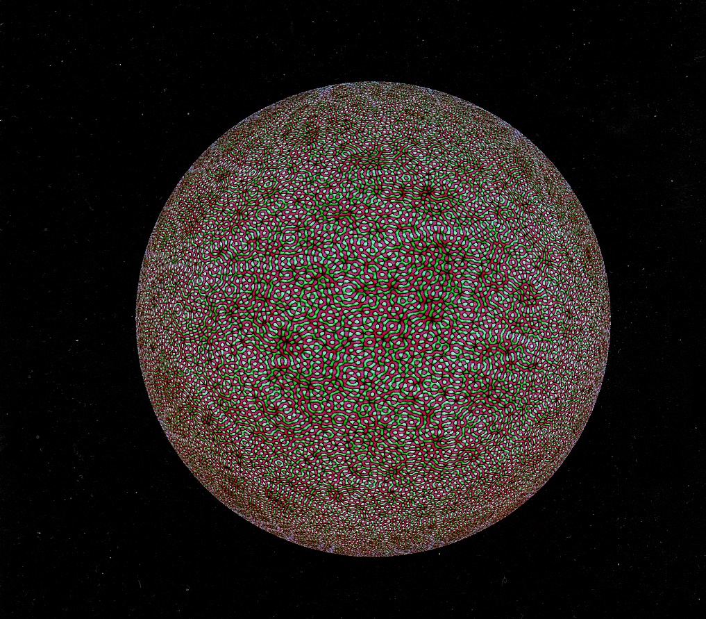 Une image contenant cercle, motif, astronomie Description générée automatiquement